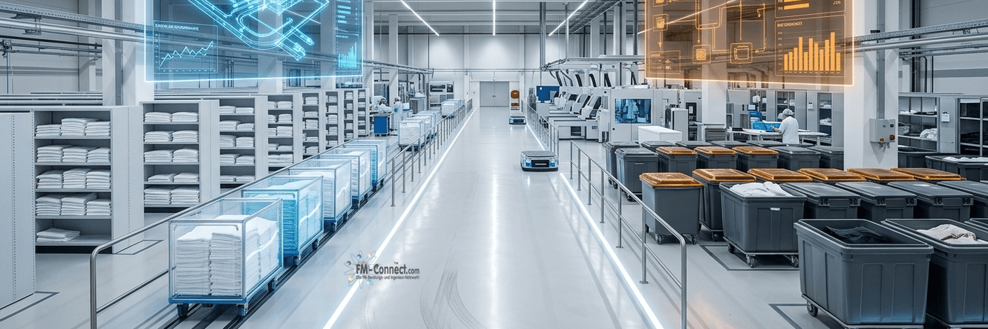 Rein-Unrein-Logistik für Textilien